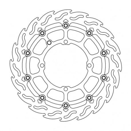 BRAKE ROTOR FLOATING FLAME