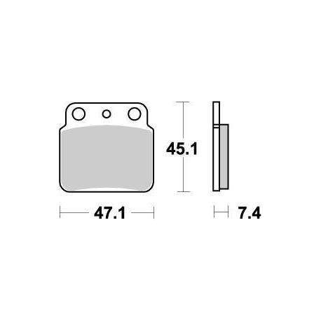 BRAKE PAD ATV NITRO