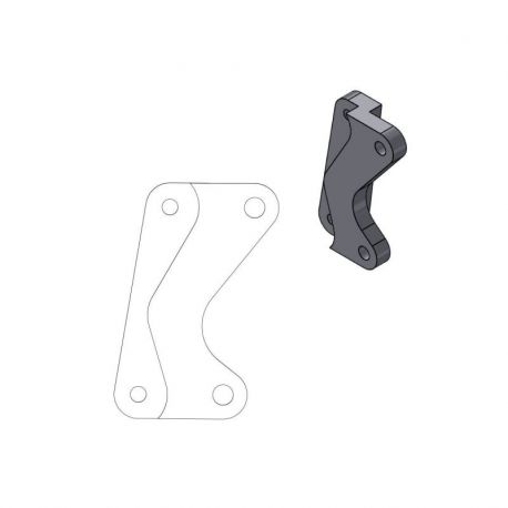 RELOCATION BRACKET BRAKE CALIPER SM STREET 320MM