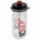 Bidon POLISPORT 600ml C600 clair/noir/rouge bouchon à clipser