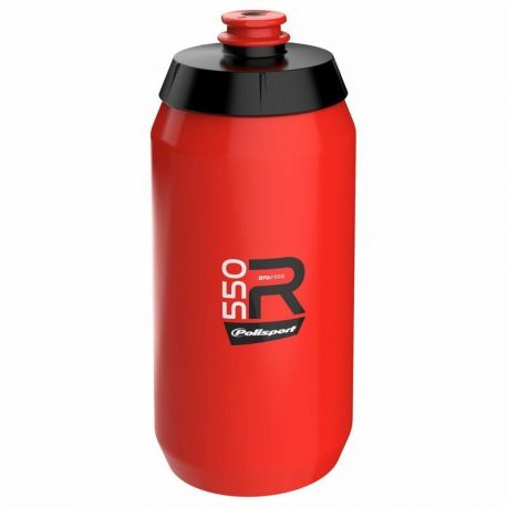 Bidon POLISPORT R550 rouge 550ml bouchon à visser