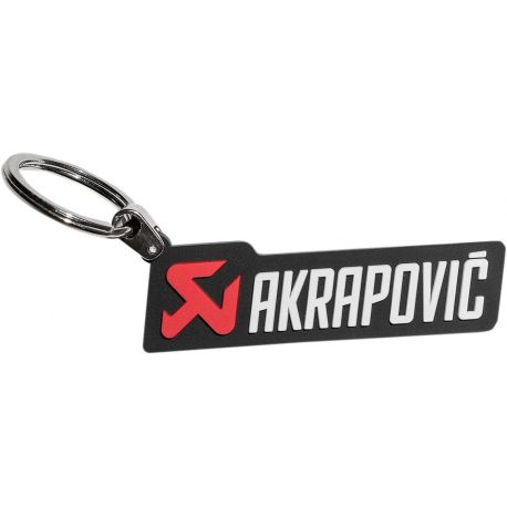 KEY-RING HORIZONTAL AKRAPOVIC RUBBER