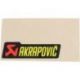 AKRAPOVIC LOGO STICKER 90 X 27 MM