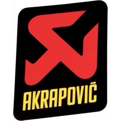 AKRAPOVIC LOGO STICKER VERTICAL 95 MM