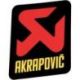 AKRAPOVIC LOGO STICKER VERTICAL 75 MM