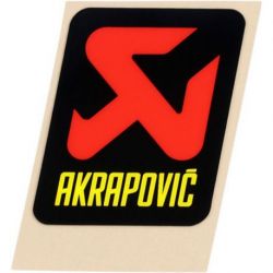 AKRAPOVIC LOGO STICKER VERTICAL 60 MM