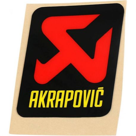 AKRAPOVIC LOGO STICKER 60 x 70 MM