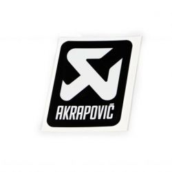 AKRAPOVIC BK LOGO STICKER VERTICAL 75 MM