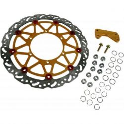 BRAKE ROTOR KIT SUPERMOTO SOLID CONTOUR