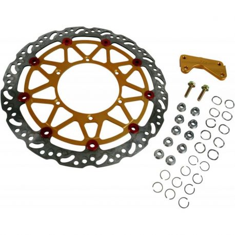 BRAKE ROTOR KIT SUPERMOTO SOLID CONTOUR