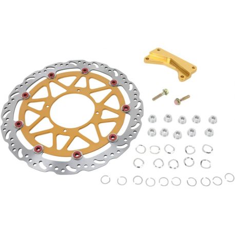 BRAKE ROTOR KIT SUPERMOTO SOLID CONTOUR