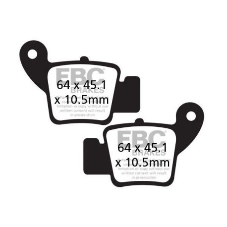 BRAKE PAD FA-TT SERIES CARBON OFFROAD