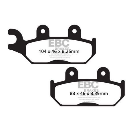 BRAKE PAD FA-TT SERIES CARBON OFFROAD