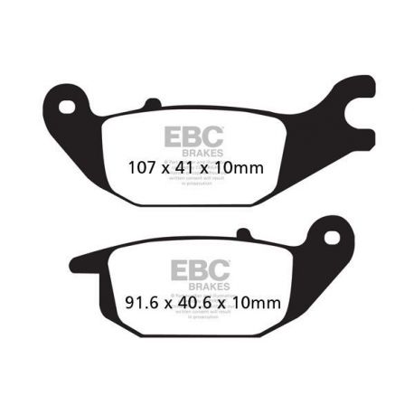 BRAKE PAD FA-HH SERIES SINTERED METAL