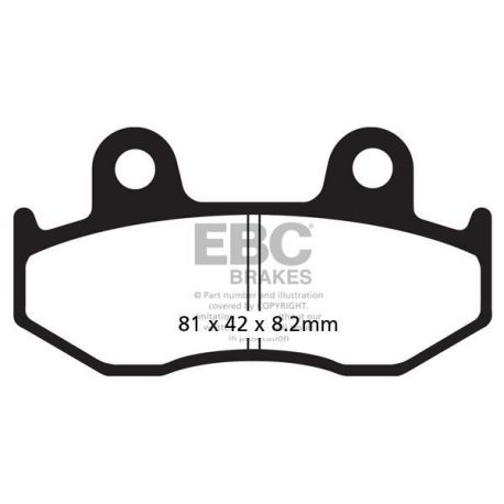 BRAKE PAD SFA-HH SERIES SINTERED METAL SCOOTER