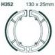 BRAKE SHOE PLAIN SERIES ORGANIC