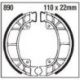 BRAKE SHOE PLAIN SERIES ORGANIC