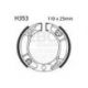 BRAKE SHOE PLAIN SERIES ORGANIC