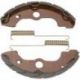 BRAKE SHOE WATER GROOVED SERIES ORGANIC