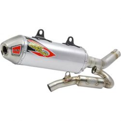 EXHAUST SYSTEM T-6 EURO STAINLESS WITH TITANIUM CANISTERS & CARBON END CAP