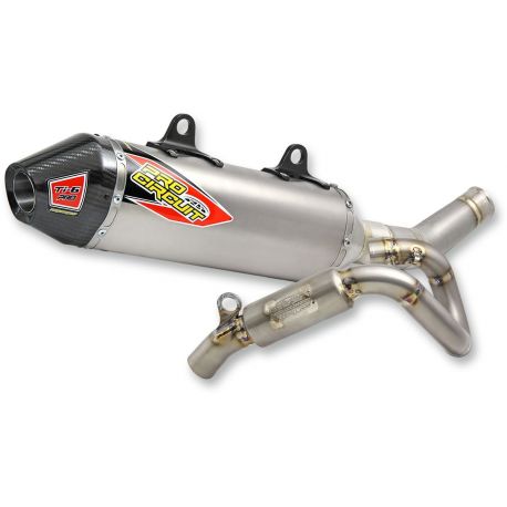 EXHAUST SYSTEM TI-6 PRO TITANIUM WITH CARBON END CAP