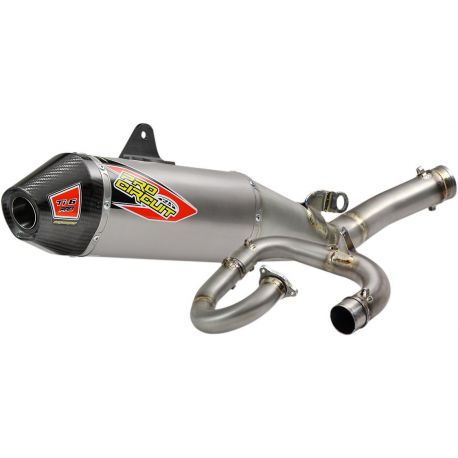 EXHAUST SYSTEM T-6 EURO STAINLESS WITH TITANIUM CANISTERS & CARBON END CAP