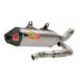 EXHAUST SYSTEM T-6 EURO STAINLESS WITH TITANIUM CANISTERS & CARBON END CAP