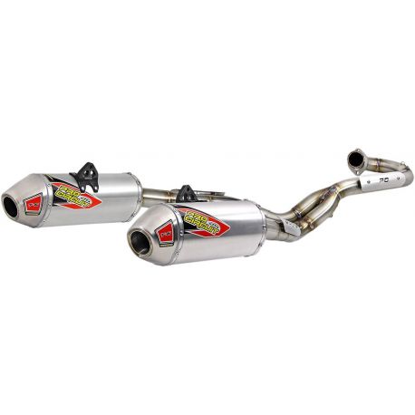 EXHAUST SYSTEM T-6 DUAL STAINLESS ALUMINIUM ATV