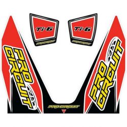 DECAL LOGO STICKER KIT TI-6 DUAL