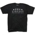 T-shirt noir flag Pro circuit manches courtes