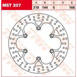 BRAKE ROTOR ROUND FIXED 318 FRONT