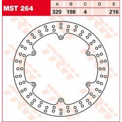 BRAKE ROTOR FIXED 320 ROUND FRONT