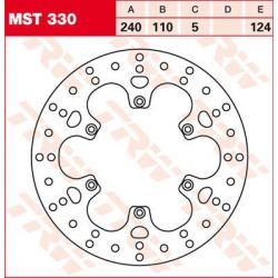 BRAKE ROTOR FIXED 240 ROUND REAR