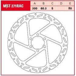 BRAKE ROTOR NON-FLOATING RAC-DESIGN