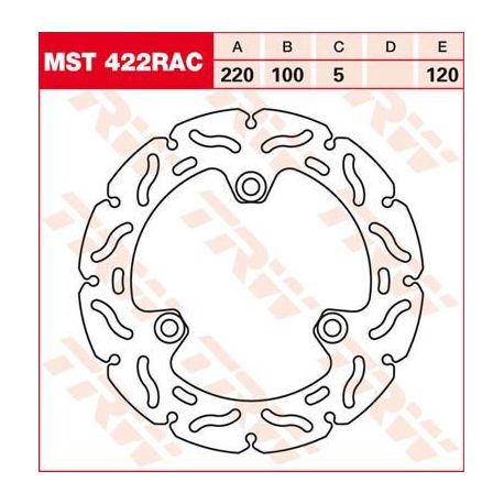 BRAKE ROTOR NON-FLOATING RAC-DESIGN