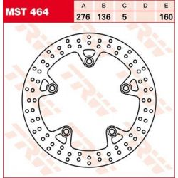 BRAKE ROTOR FIXED 276 ROUND REAR