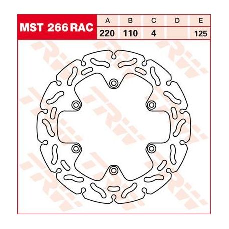 BRAKE ROTOR FIXED RAC-DESIGN