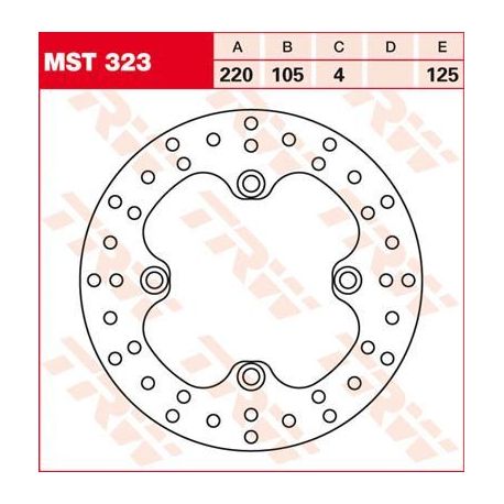 BRAKE ROTOR FIXED ROUND