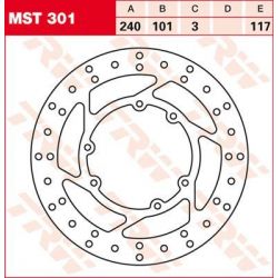 BRAKE ROTOR FIXED ROUND