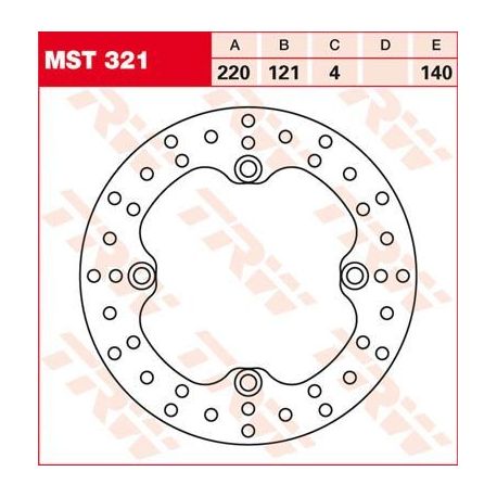 BRAKE ROTOR FIXED ROUND