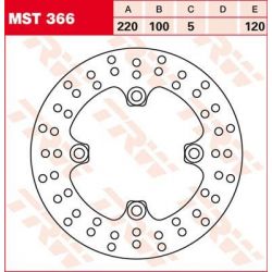 BRAKE ROTOR FIXED ROUND