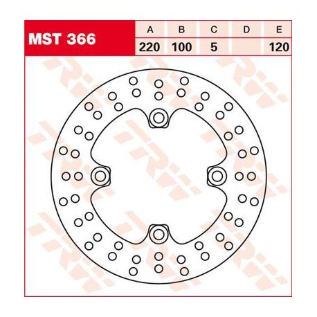 BRAKE ROTOR FIXED ROUND