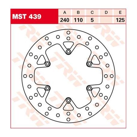 BRAKE ROTOR FIXED ROUND