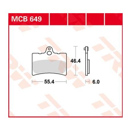 BRAKE PAD ALLROUND ORGANIC