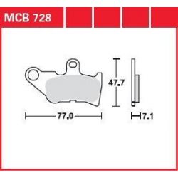 BRAKE PAD ALLROUND ORGANIC STANDARD