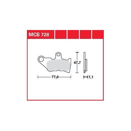 BRAKE PAD ALLROUND ORGANIC STANDARD