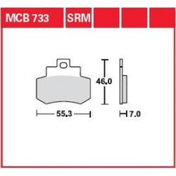 BRAKE PAD ALLROUND ORGANIC STANDARD