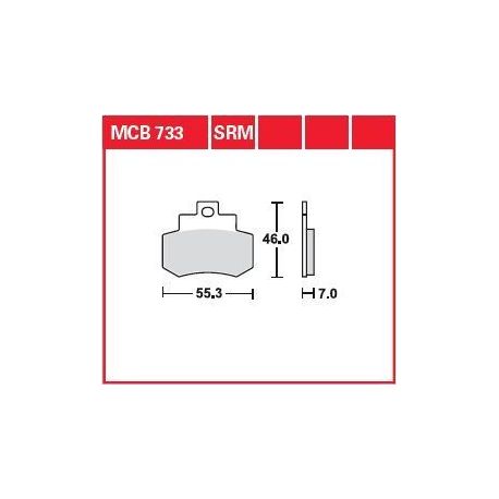 BRAKE PAD ALLROUND ORGANIC STANDARD