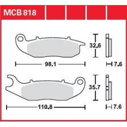 BRAKE PAD ALLROUND ORGANIC STANDARD