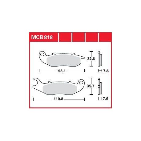 BRAKE PAD ALLROUND ORGANIC STANDARD